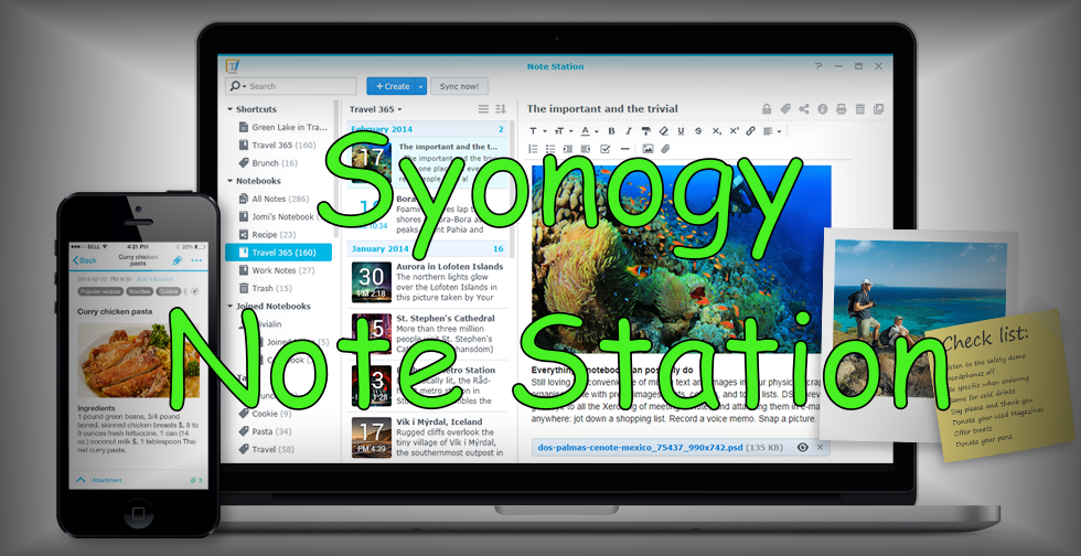 Synology Note Station.