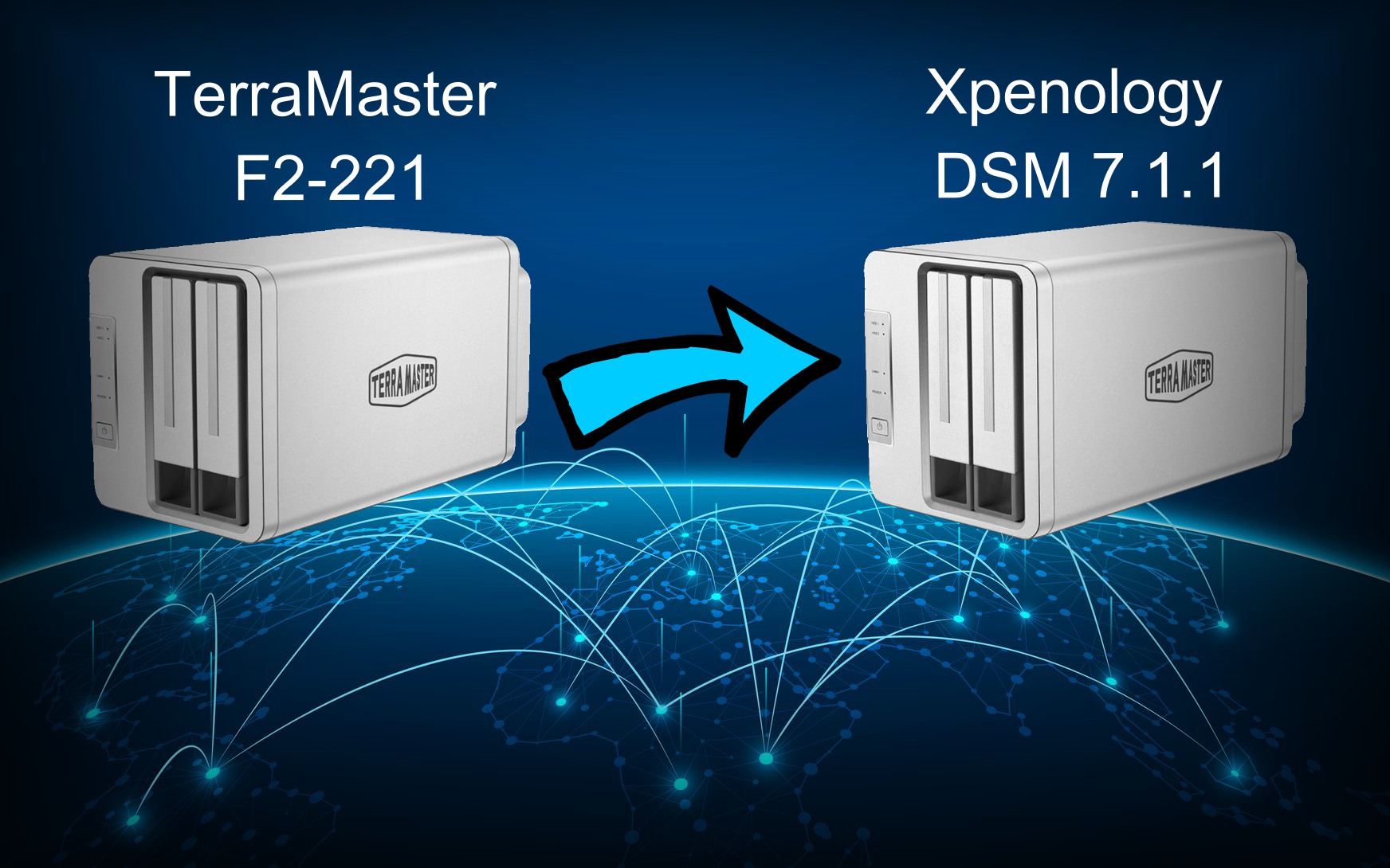 Read more about the article Превращаем TerraMaster в Synology (Xpenology)